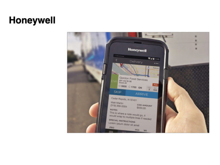 Honeywell LTL delivery experience