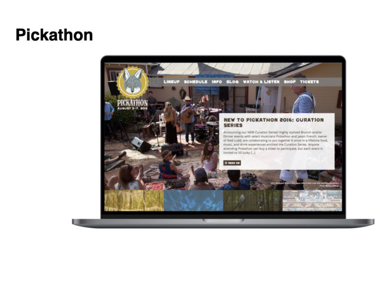 Pickathon Music Festival website